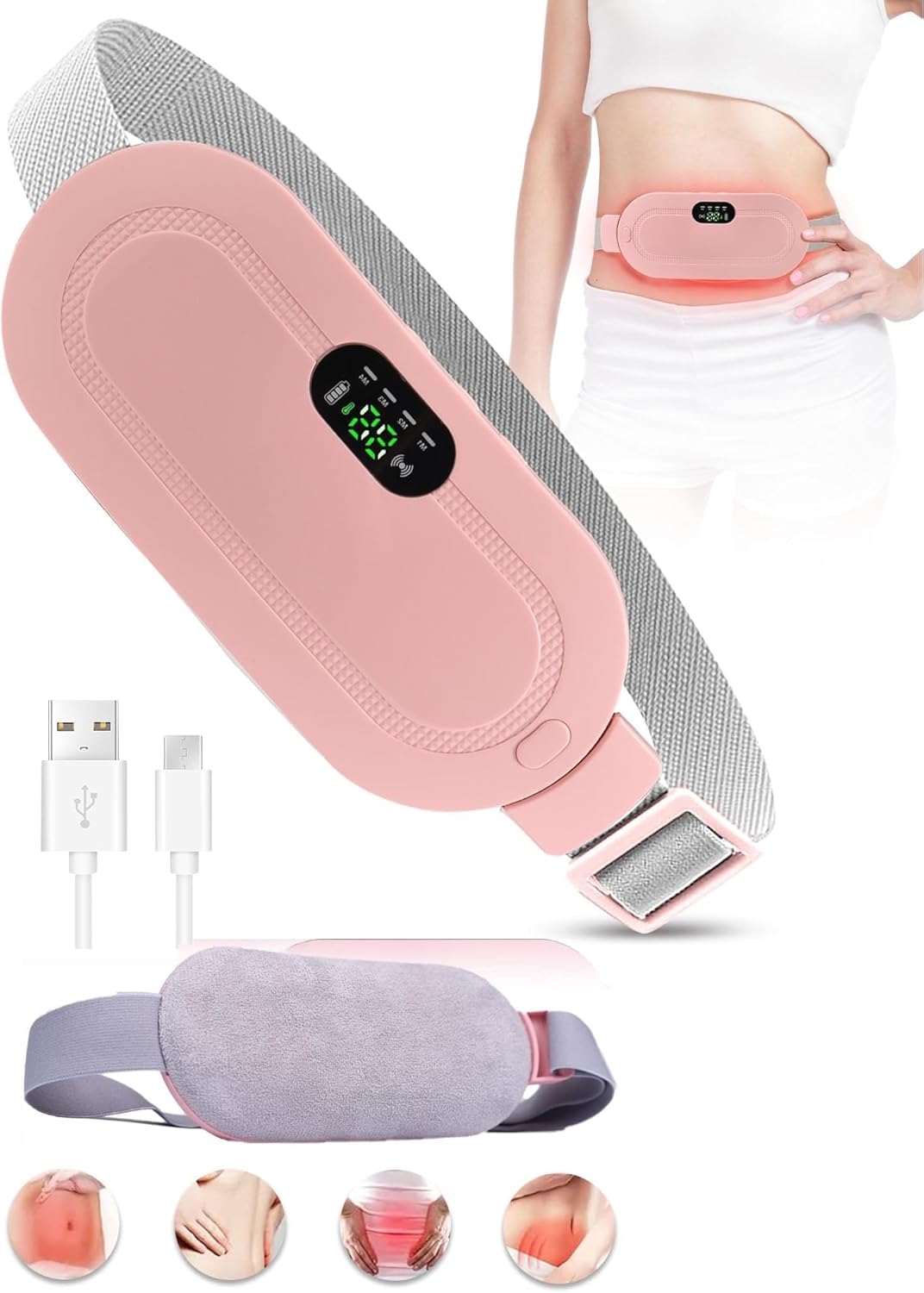 Instant Period Pain Relief Heating Massager